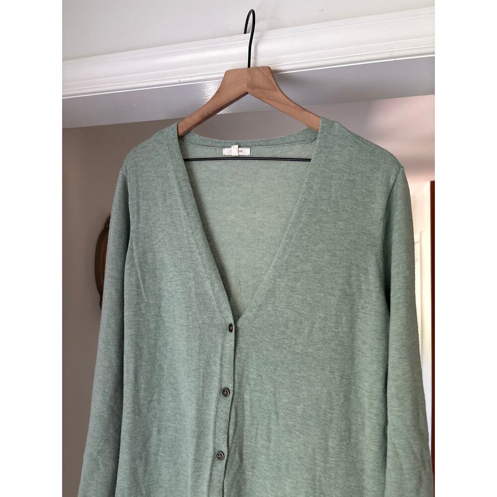 Maurices | Teal Button Up Cardigan Sweater Large Lightweight Casual - Picture 2 of 6